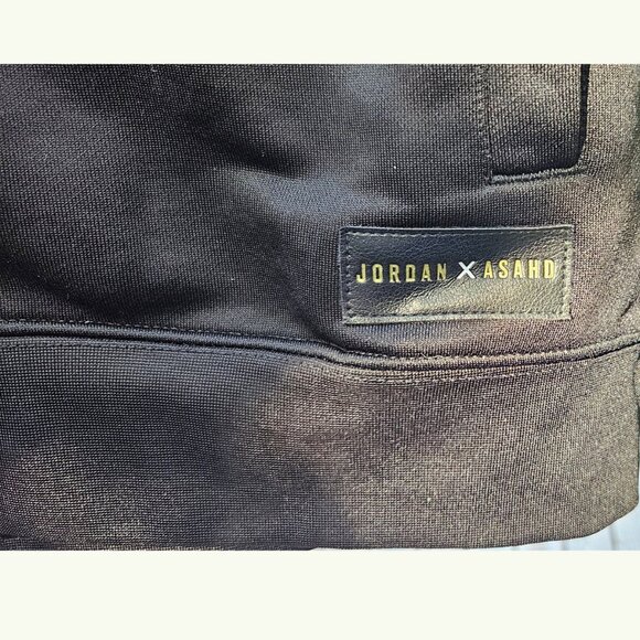 Black & Gold Jordan X Limited Edition Asahd Track Jacket Full Zip Youth XL - Picture 4 of 4